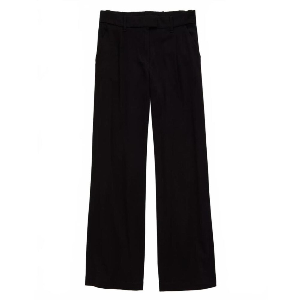 American Eagle Outfitters Black Wide-Leg Pants Poppy Trouser - Picture 3 of 9